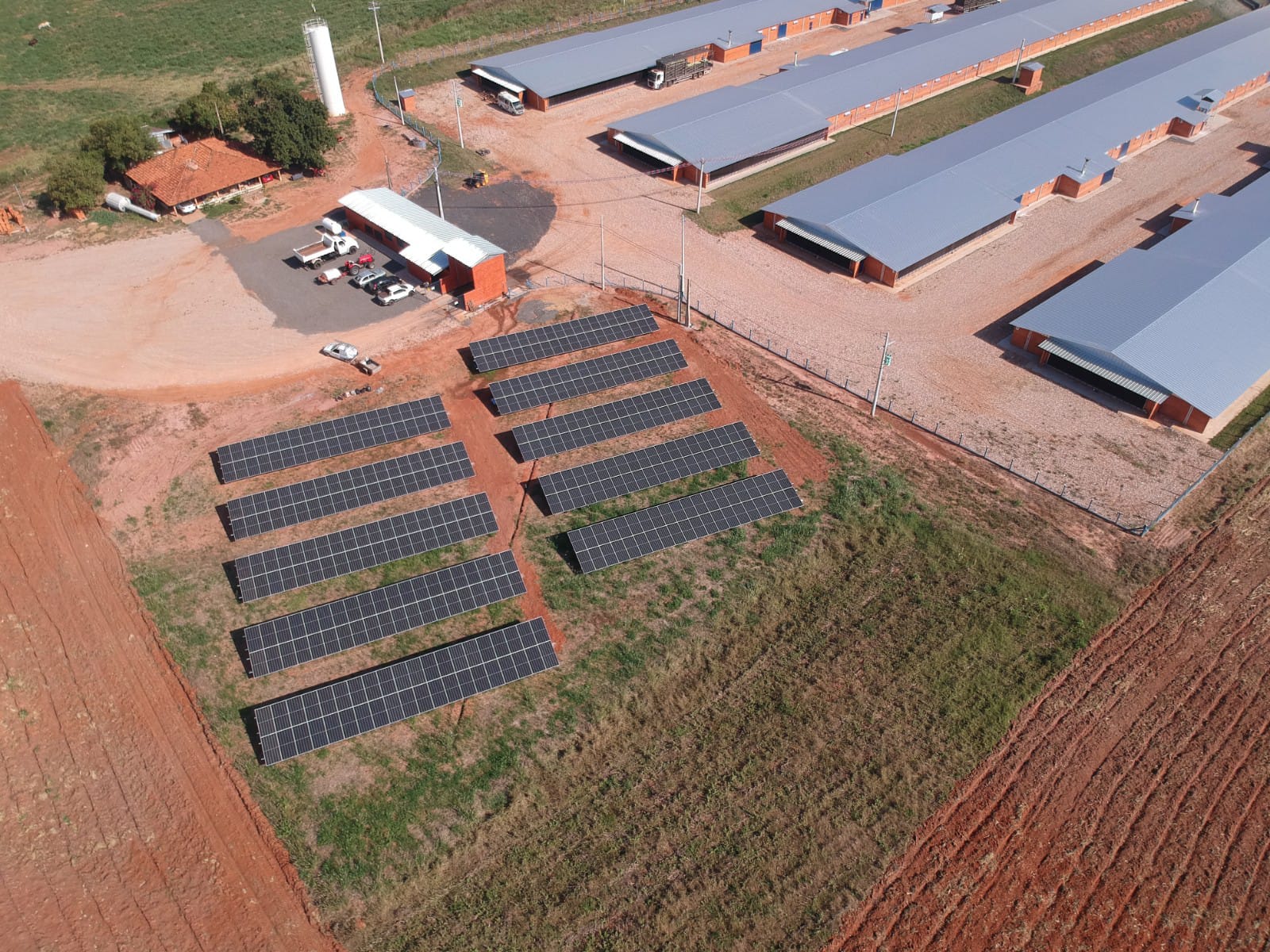 Projeto rural de energia solar TechPlace em Cedral
